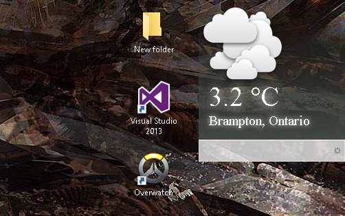 Weather Desktop Widget